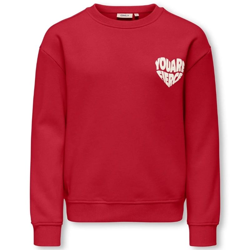 Rode sweater Ditte Heart