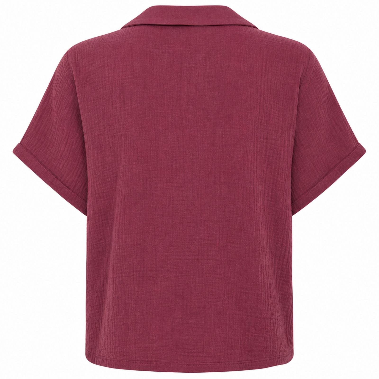 Vineyard Wine woven ss top Kaba - Capuchon Fashion