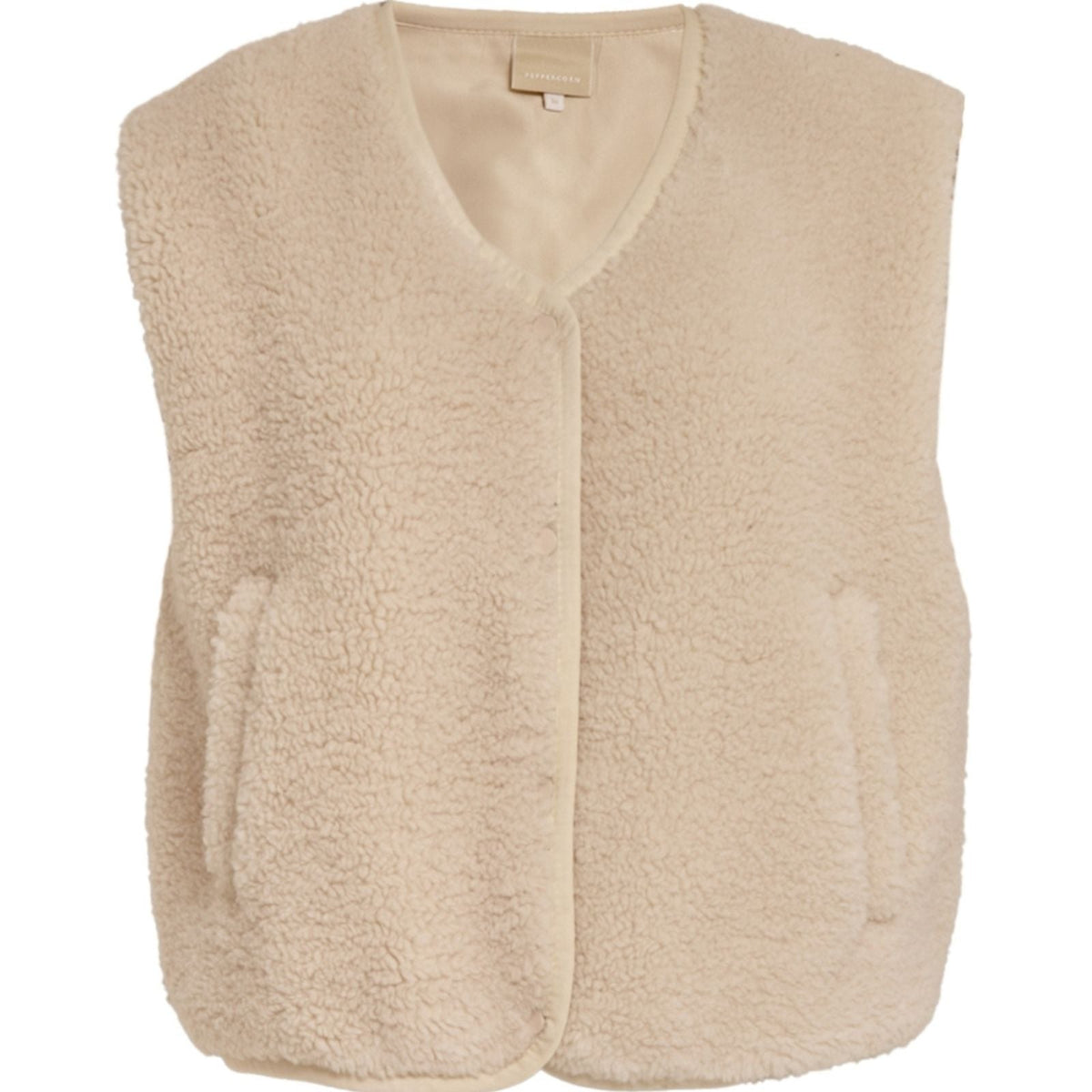 Whitecap Creme teddy vest Rita - Capuchon Fashion