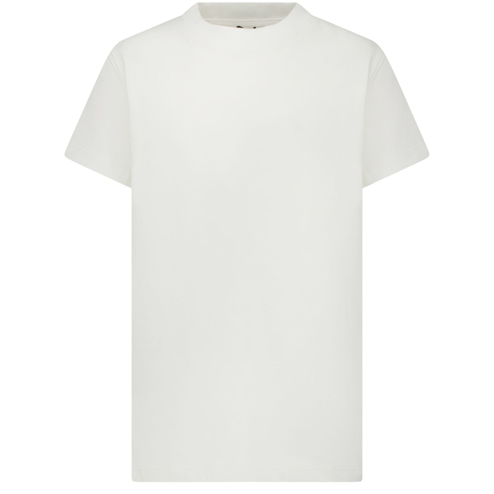 Wit backprint ronde hals t-shirt Zoya - Capuchon Fashion