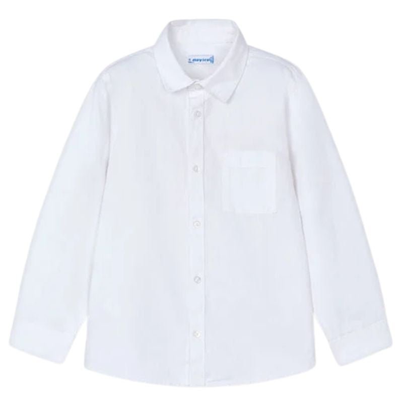 Wit basic shirt - Capuchon Fashion