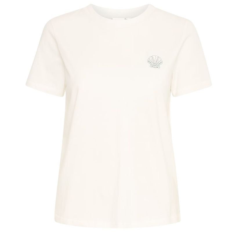Wit geprint t-shirt Camino - Capuchon Fashion