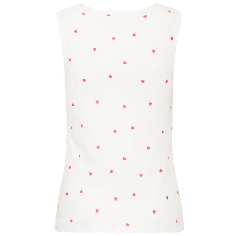 Wit geprinte top Palma - Capuchon Fashion