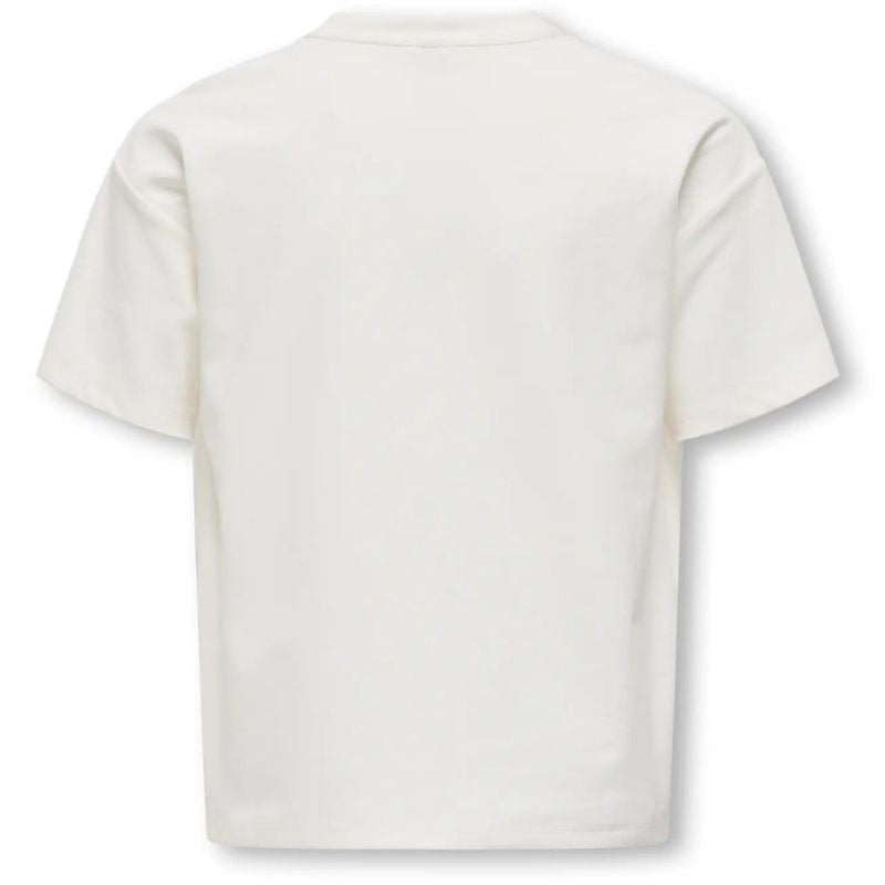 Wit loose t-shirt Billie Teddy - Capuchon Fashion