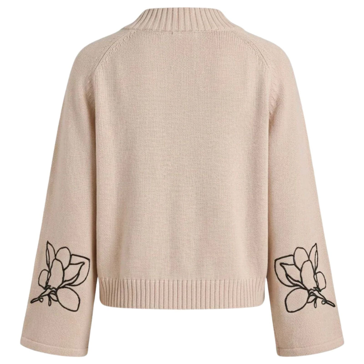Wit met zwarte pullover Gwen Deco - Capuchon Fashion