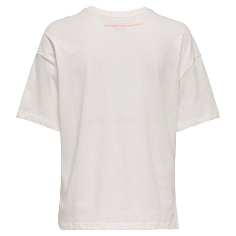 Wit regular fit t-shirt Bolette - Capuchon Fashion