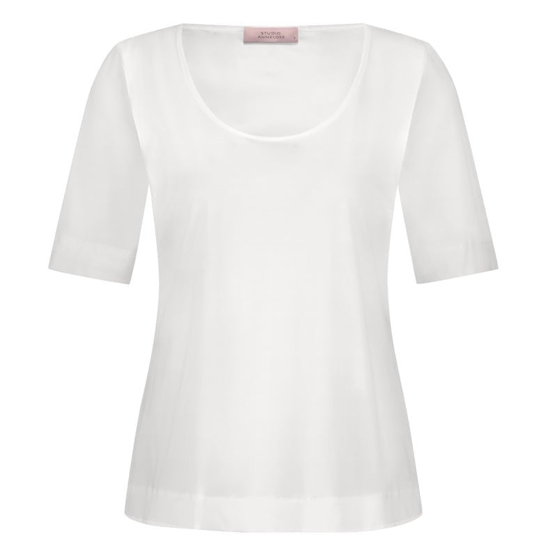 Wit shirt Sascha - Capuchon Fashion