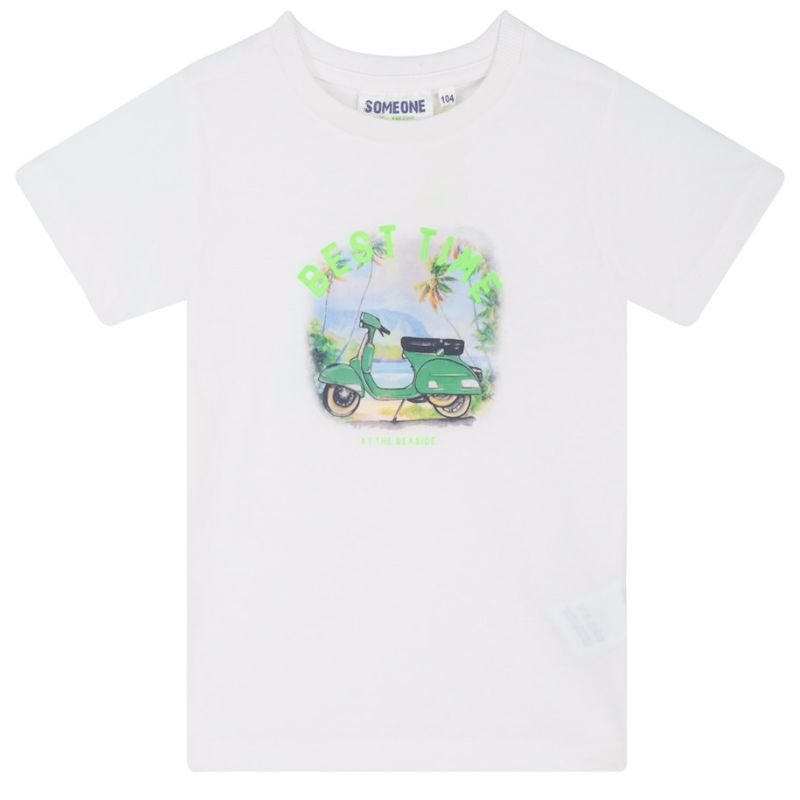 Wit t-shirt Archie - Capuchon Fashion