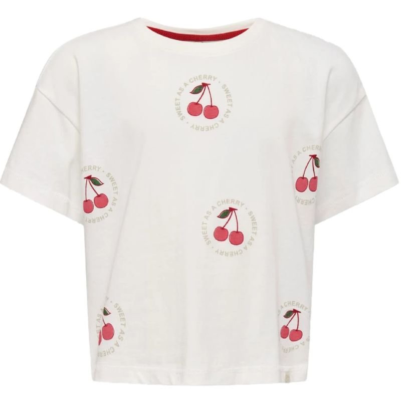 Wit t-shirt Charlotte Fruit - Capuchon Fashion