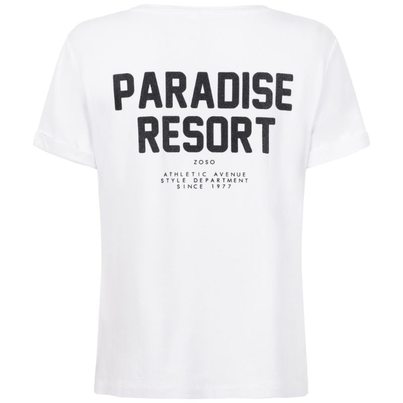 Wit t-shirt Ellen - Capuchon Fashion