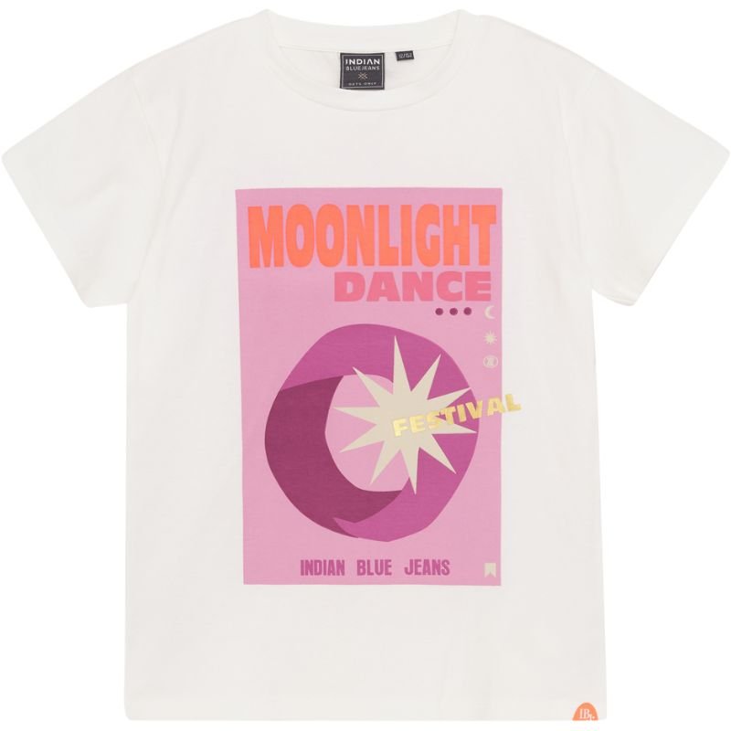 Wit t-shirt Moonlight - Capuchon Fashion