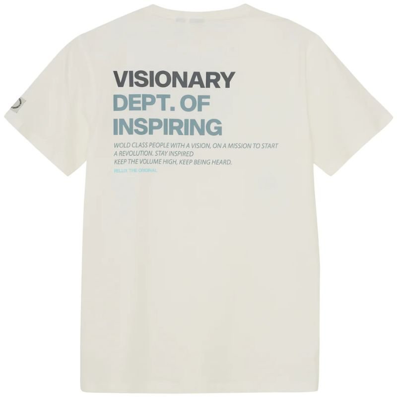 Wit t-shirt RLX Backprint - Capuchon Fashion