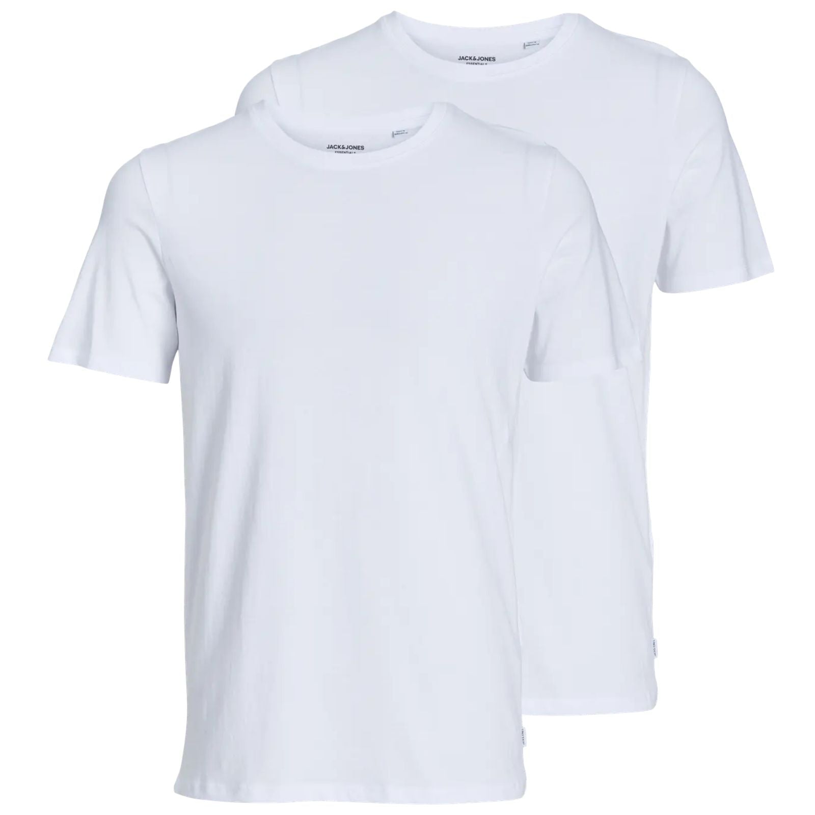Witte 2 - pack crew neck t-shirt Basic - Capuchon Fashion