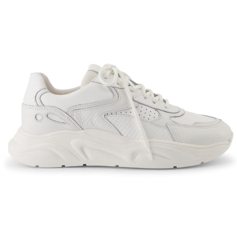 Witte geprinte sneaker Capri - Capuchon Fashion