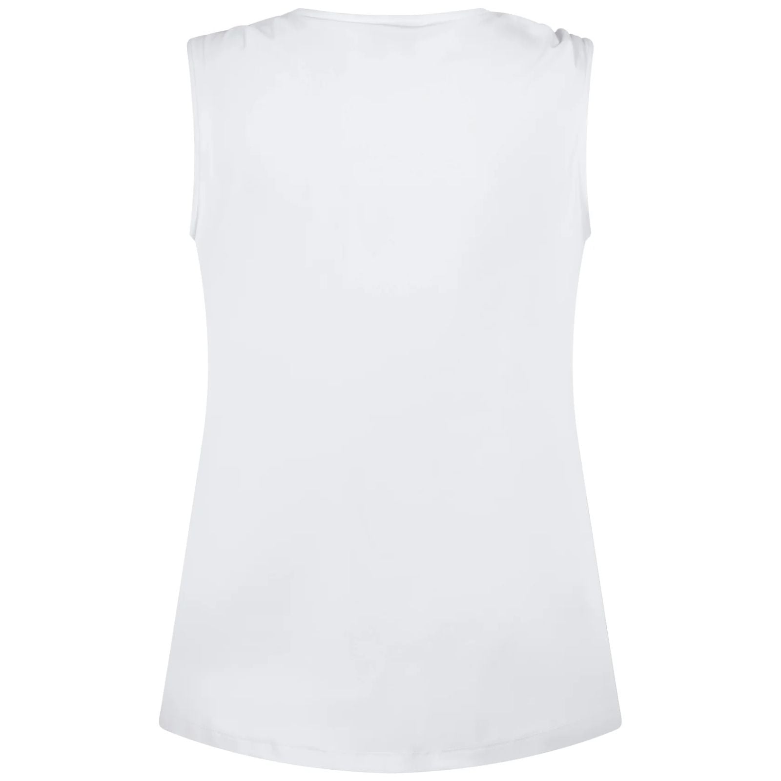 Witte mouwloze travel top Suzette - Capuchon Fashion