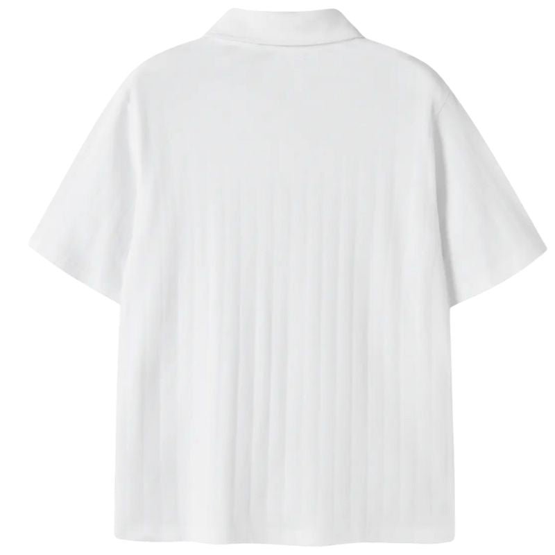 Witte katoenen regular fit polo Fen - Capuchon Fashion