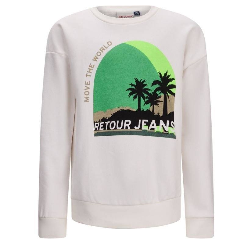 Witte sweater Ted - Capuchon Fashion