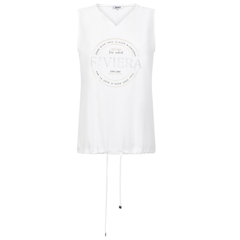 Witte top Marcy - Capuchon Fashion