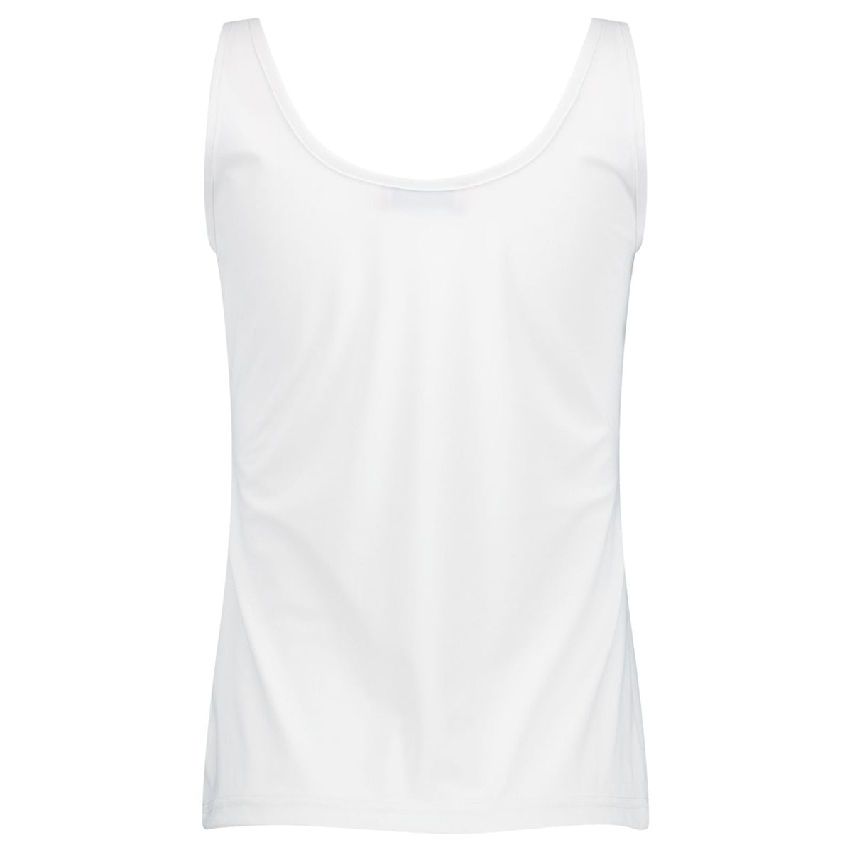 Witte travel mouwloze top Novi - Capuchon Fashion