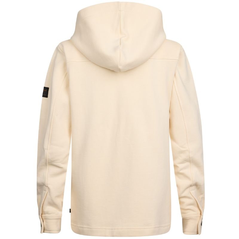 Zandkleurige sweat hooded SWH335 - Capuchon Fashion
