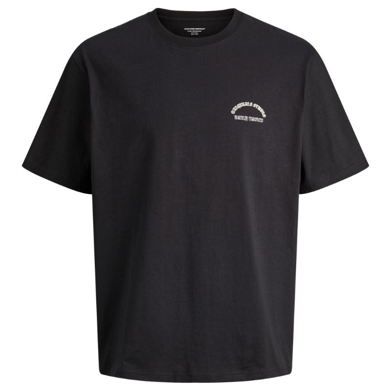 Zwart backprint t-shirt Meadows - Capuchon Fashion