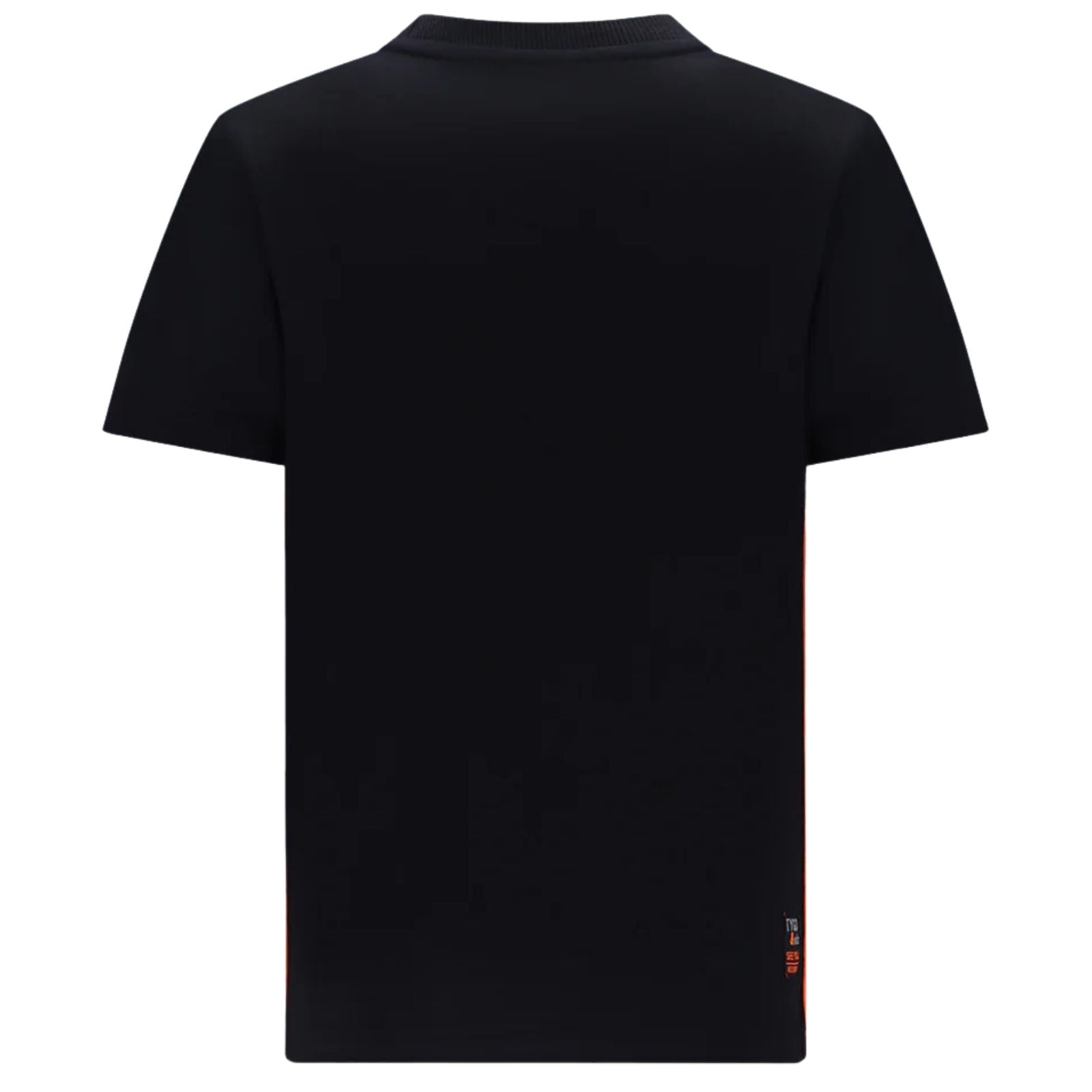 Zwart frontprint t-shirt Wessel - Capuchon Fashion