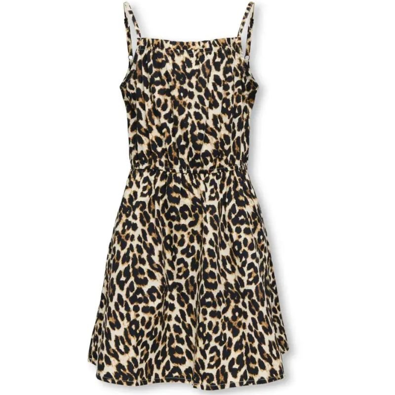 Zwart geprinte jurk Clara - Capuchon Fashion