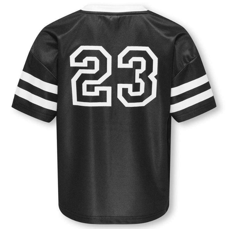 Zwart met witte sporty top Lulu - Capuchon Fashion