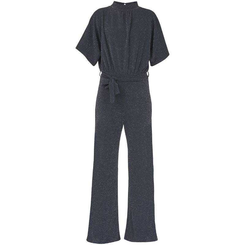 Zwart met zilveren jumpsuit Girl - Capuchon Fashion