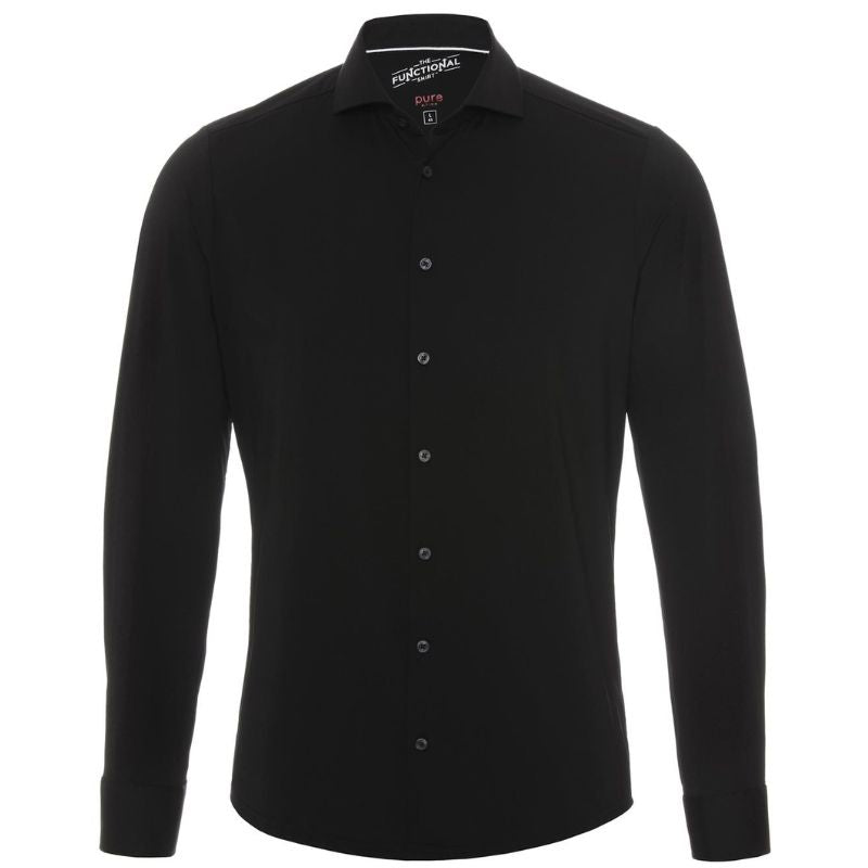 Zwart shirt Functional - Capuchon Fashion