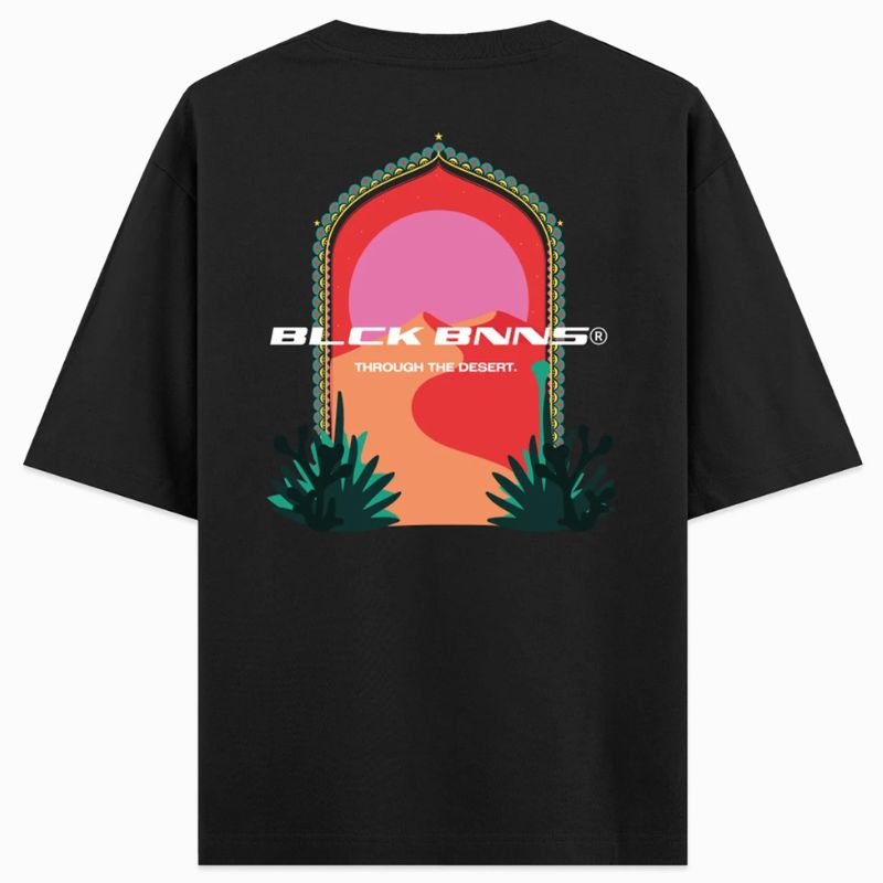 Zwart t-shirt Passage - Capuchon Fashion