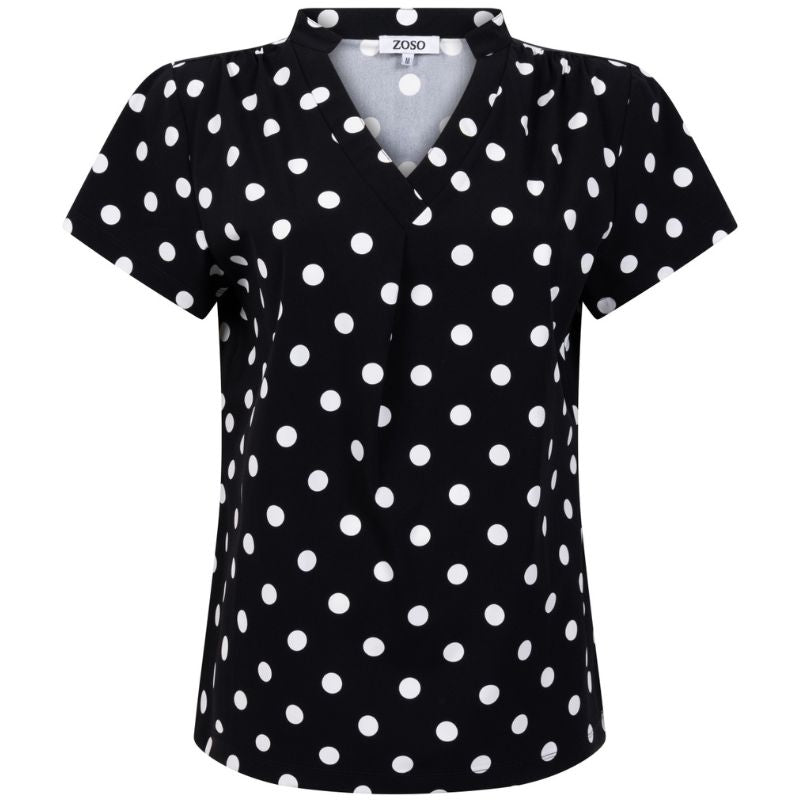 Zwart t-shirt Petra - Capuchon Fashion