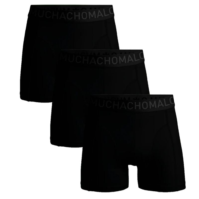 Zwarte 3 - pack boxershorts Microfiber Solid MEN - Capuchon Fashion