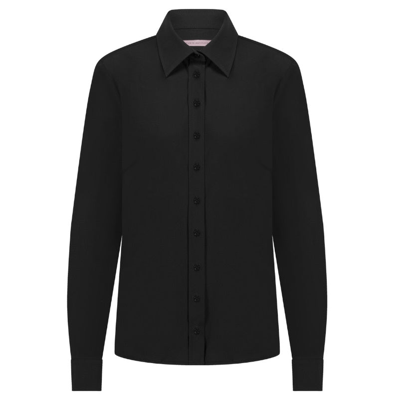 Zwarte blouse Bobby - Capuchon Fashion