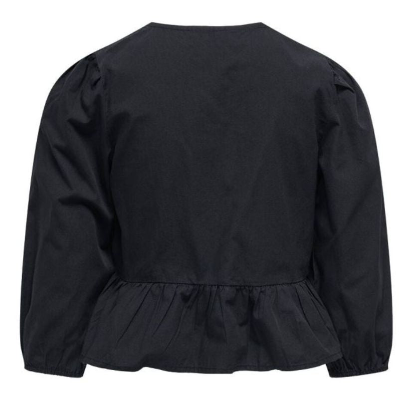 Zwarte blouse Clara - Capuchon Fashion