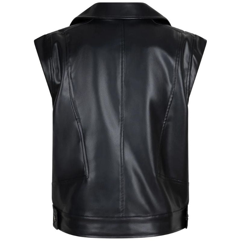 Zwarte gilet Sleeveless - Capuchon Fashion