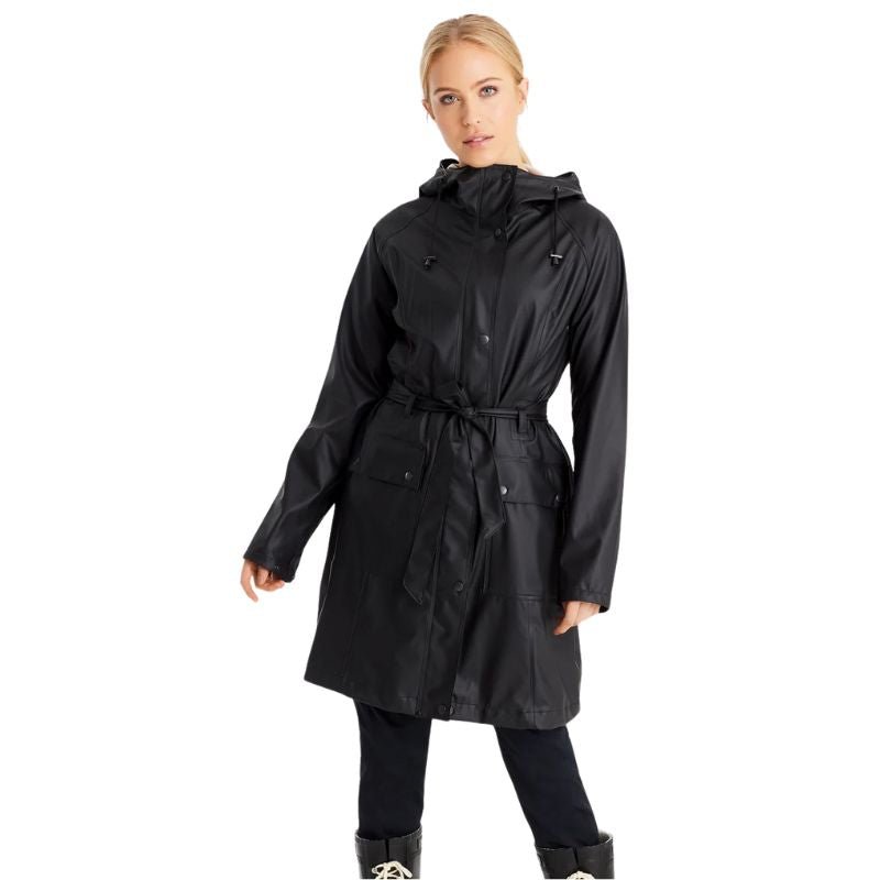 Zwarte jacket Rain - Capuchon Fashion