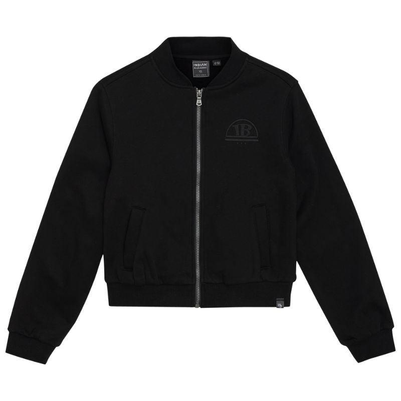 Zwarte jacket Zipper - Capuchon Fashion