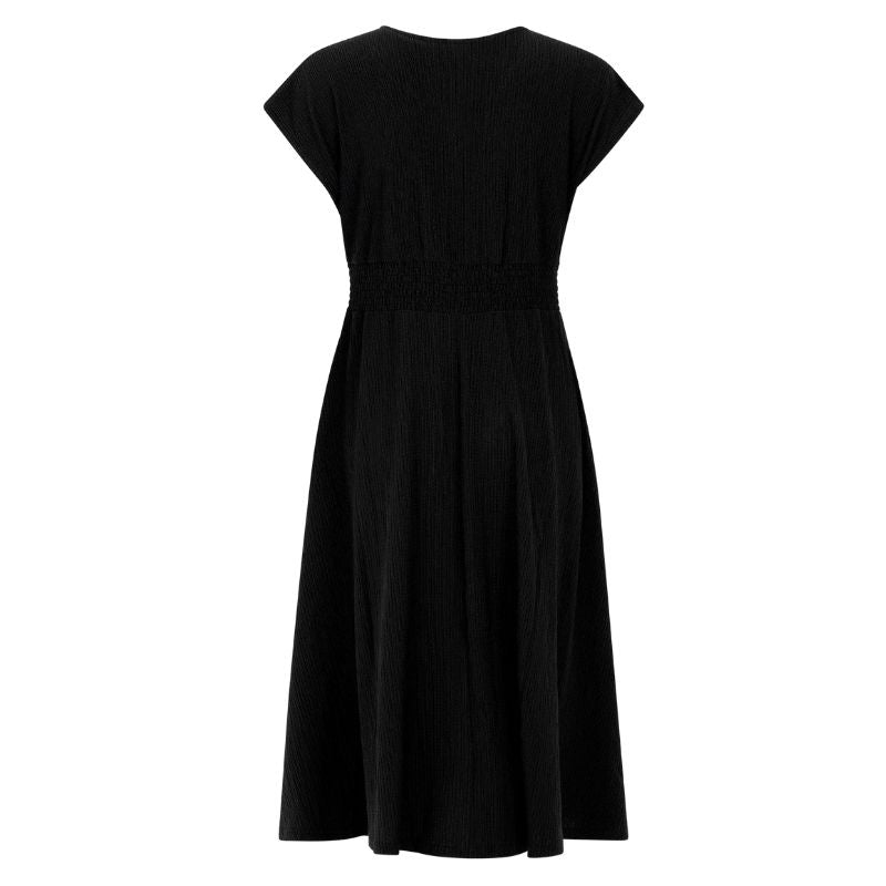Zwarte jurk Nieve - Capuchon Fashion