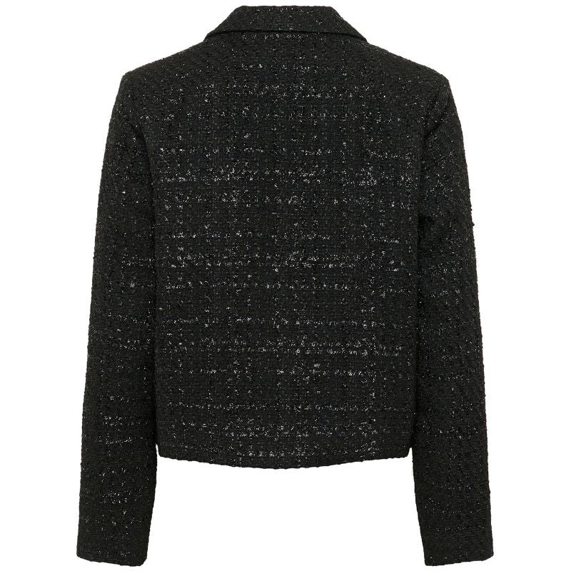 Zwarte korte blazerjacket Nigella - Capuchon Fashion