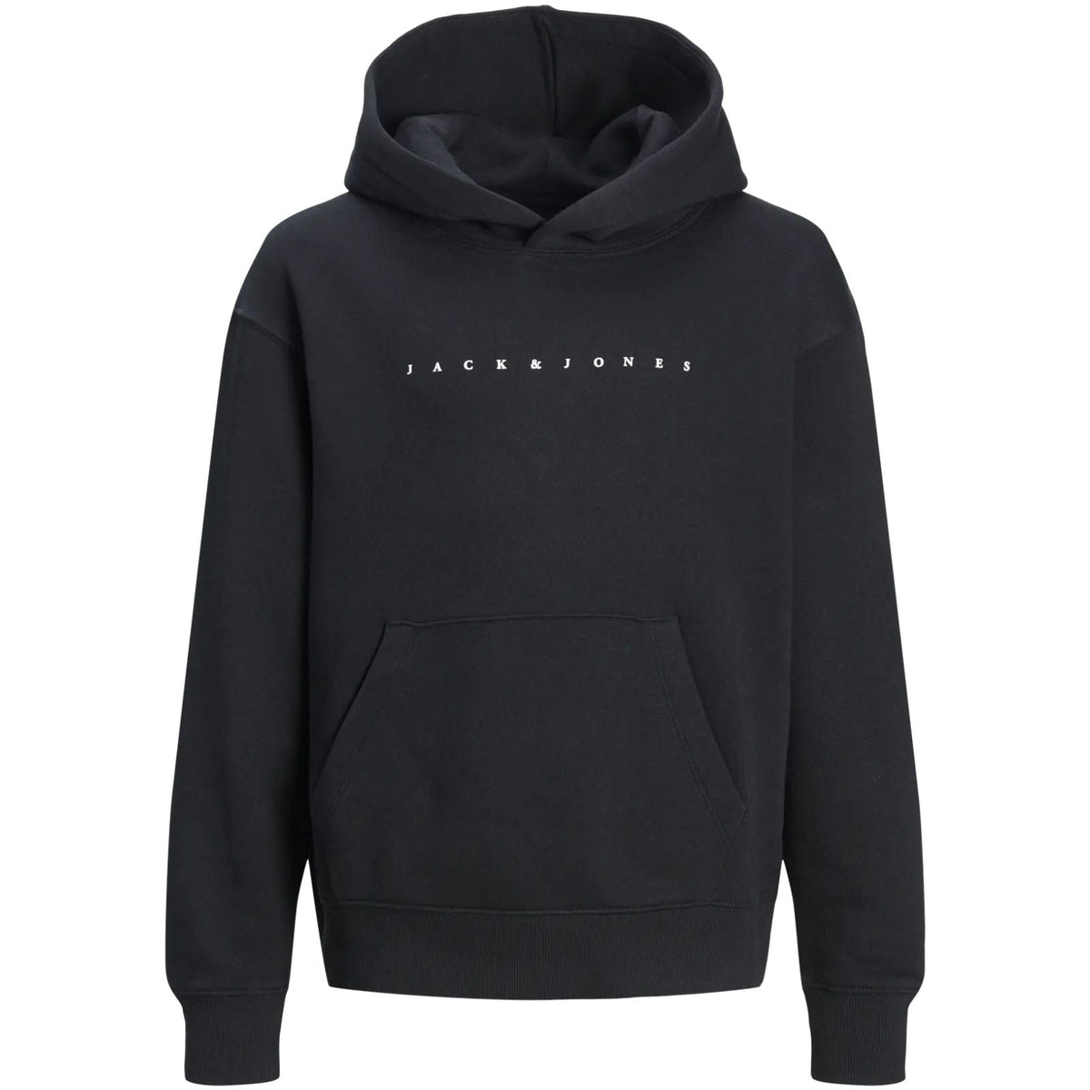 Zwarte loose sweater hoodie Star - Capuchon Fashion