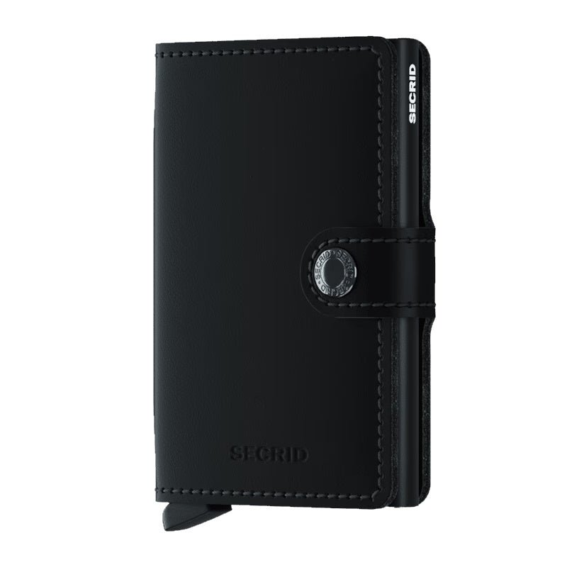 Zwarte miniwallet Matte - Capuchon Fashion