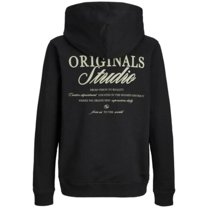 Zwarte relaxed fit hoodie Norrebro - Capuchon Fashion