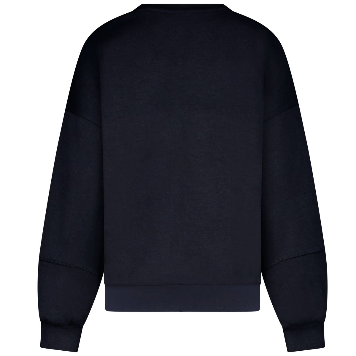 Zwarte ronde hals sweater Remi - Capuchon Fashion