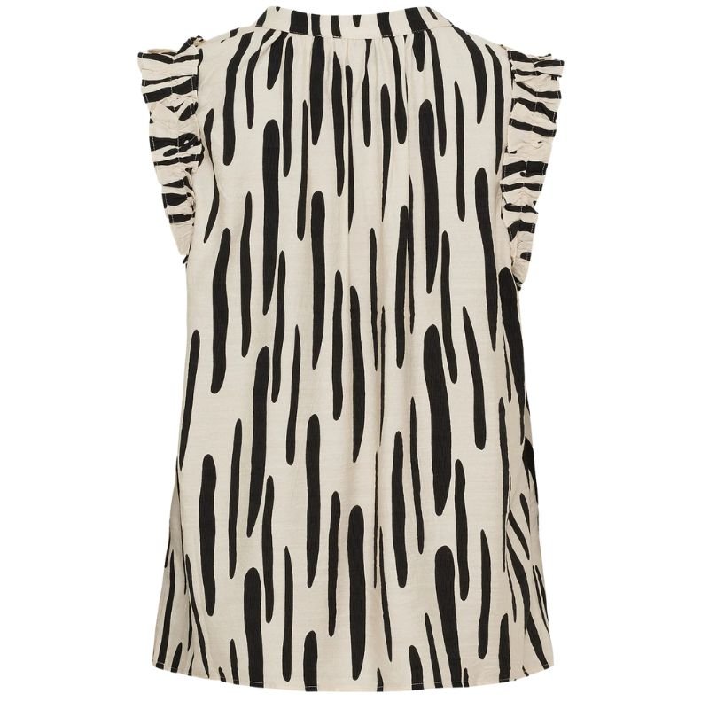 Zwarte top Ane - Capuchon Fashion