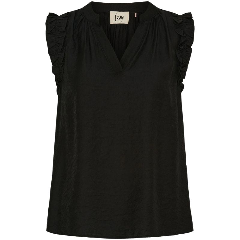 Zwarte top Ane - Capuchon Fashion