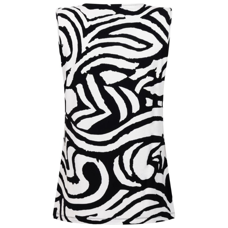 Zwarte top Gina - Capuchon Fashion