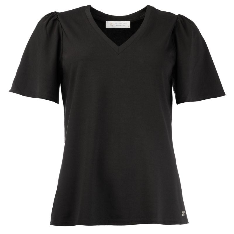 Zwarte top Relinde - Capuchon Fashion