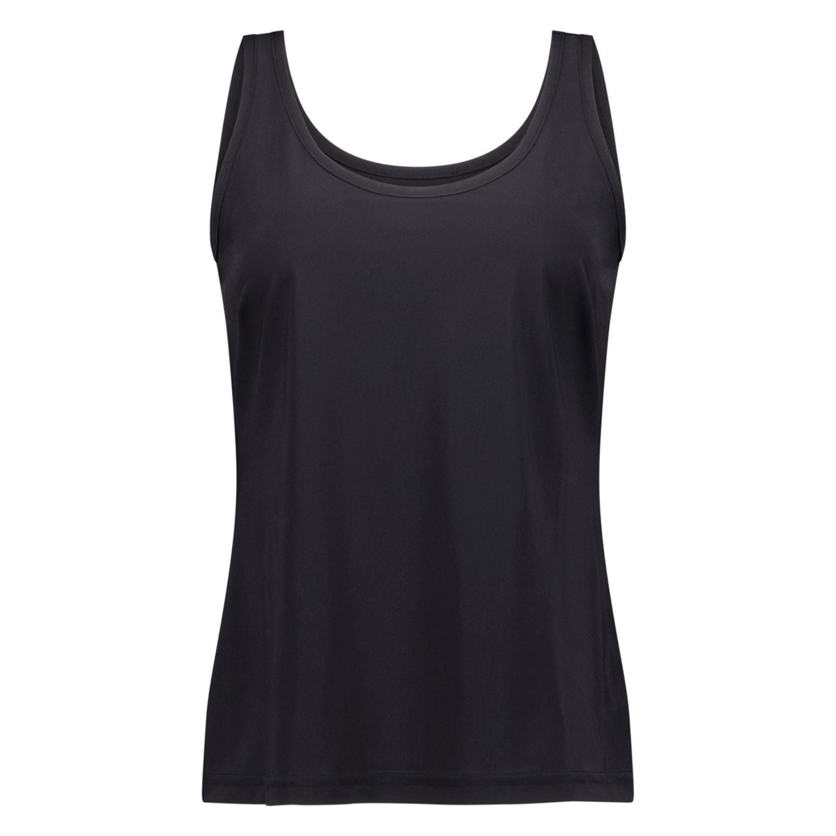 Zwarte travel mouwloze top Novi - Capuchon Fashion