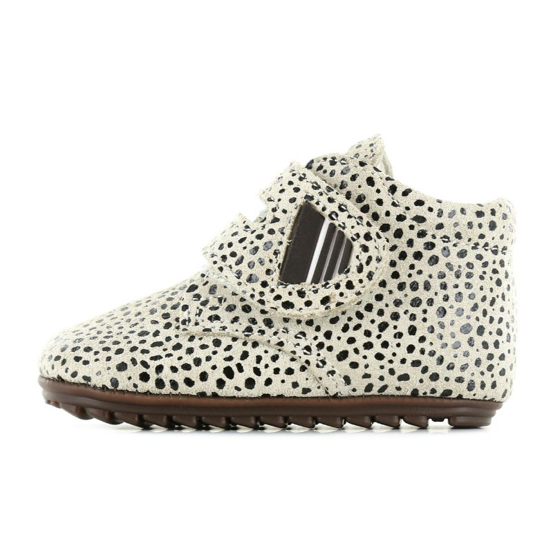 Beige geprinte schoenen Baby-Proof - Capuchon Fashion